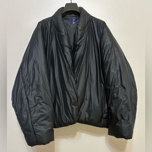 Yeezy Oversized Black Bomber Jacket